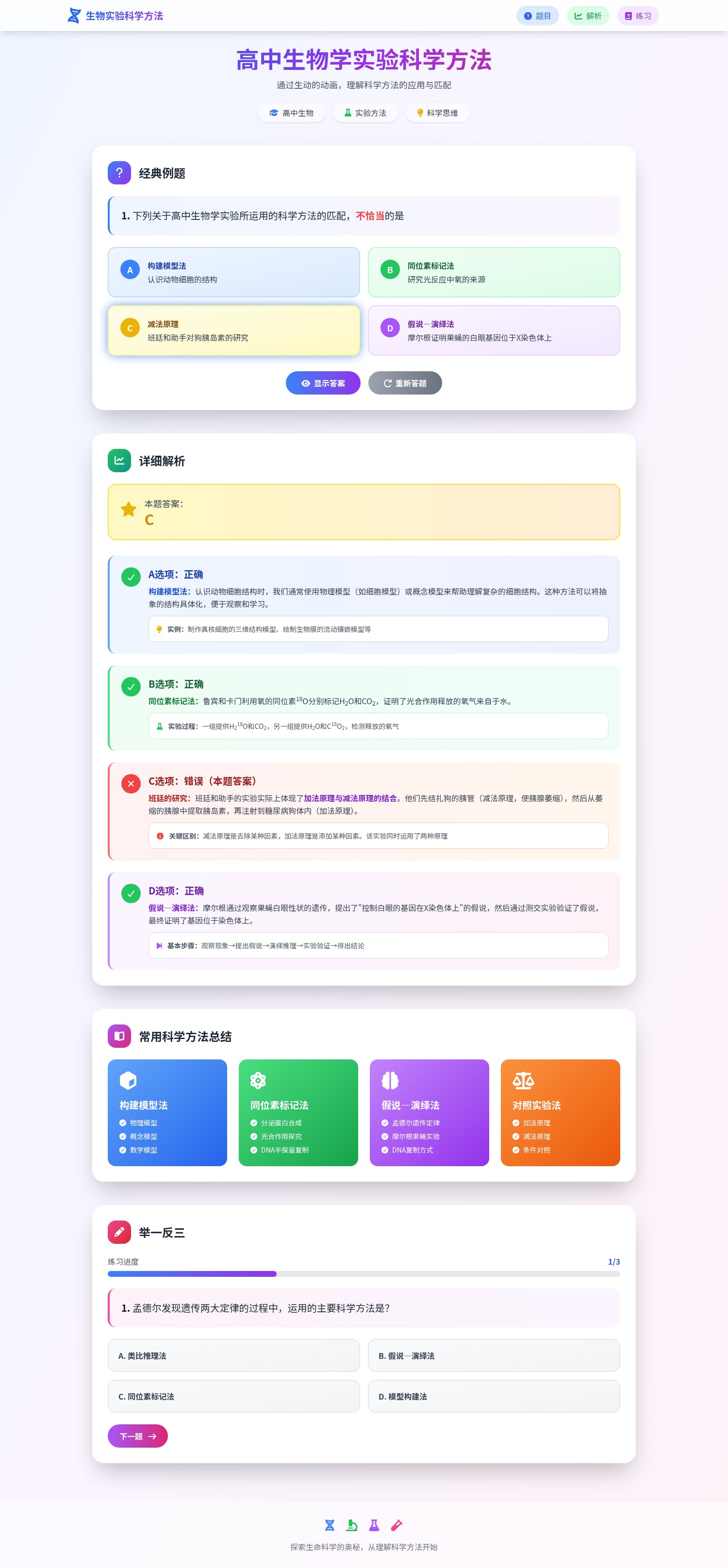 生成这道题的讲题动画，包括举一反三等